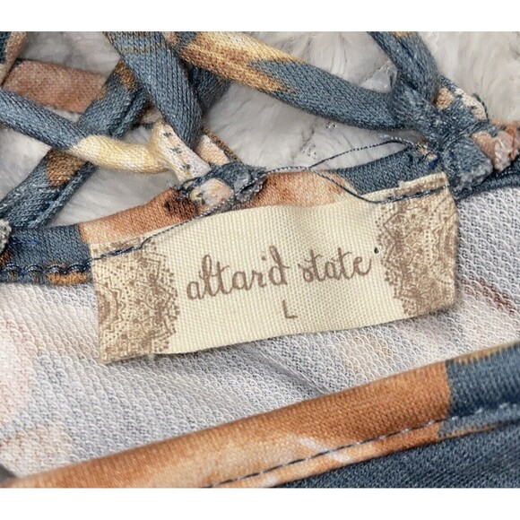 Altar’d State Floral Boho Top.  New Size Large. LTOP712 - Picture 5 of 5